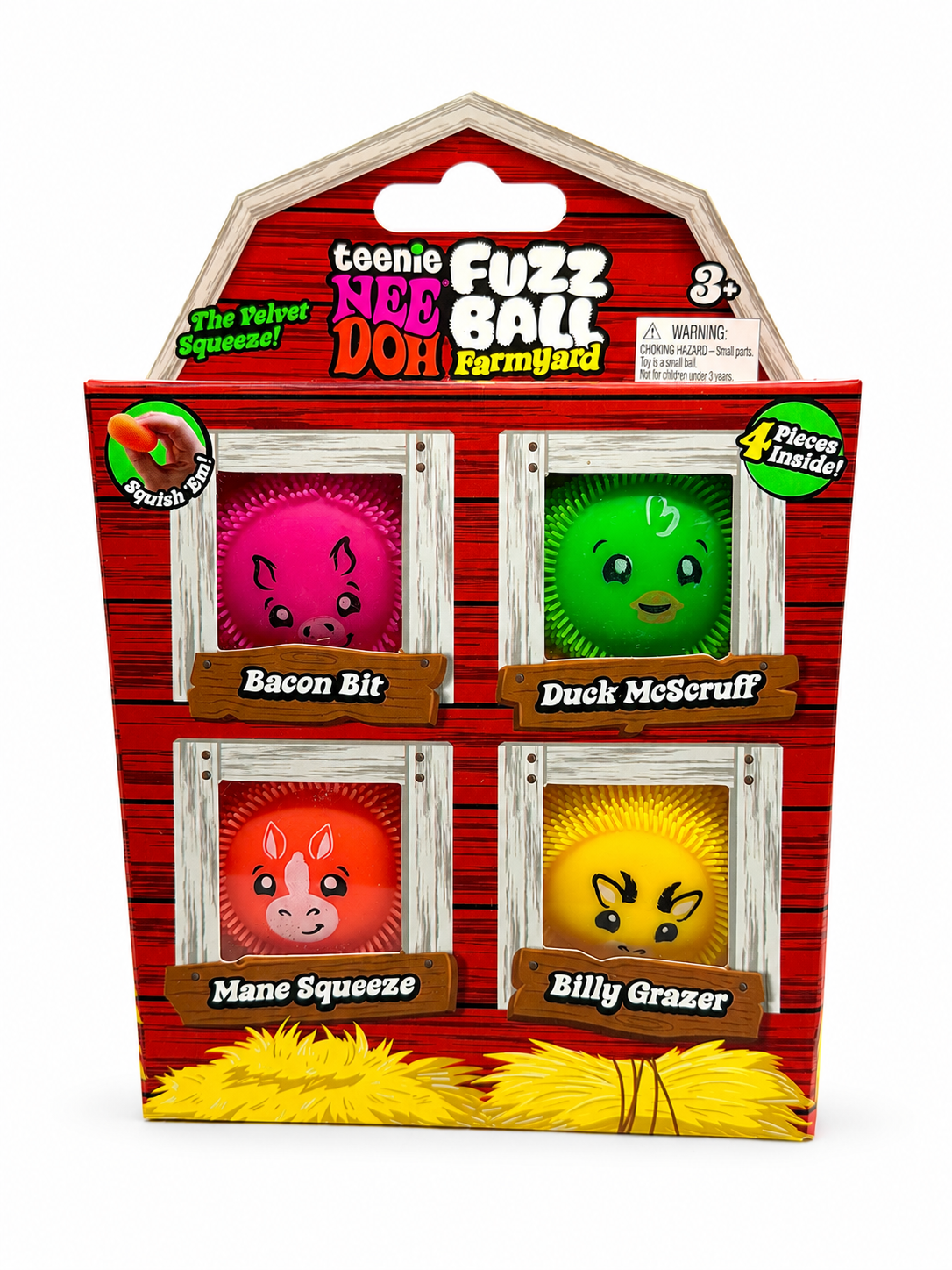 NeeDoh Teenie Fuzz Ball Farmyard