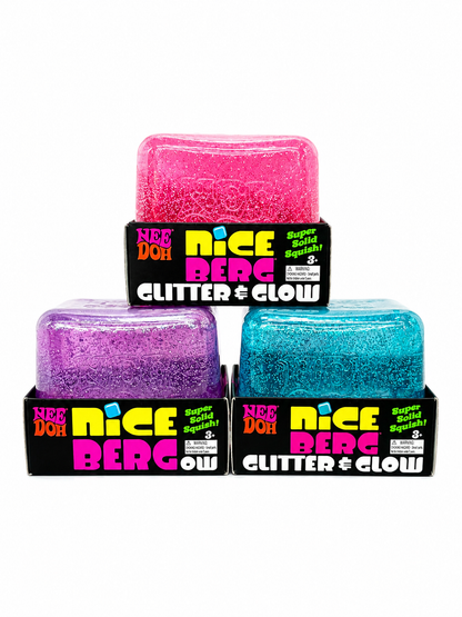 NeeDoh Nice Berg Glitter & Glow
