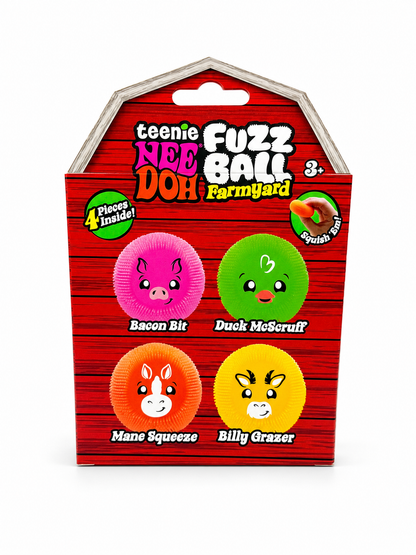 NeeDoh Teenie Fuzz Ball Farmyard