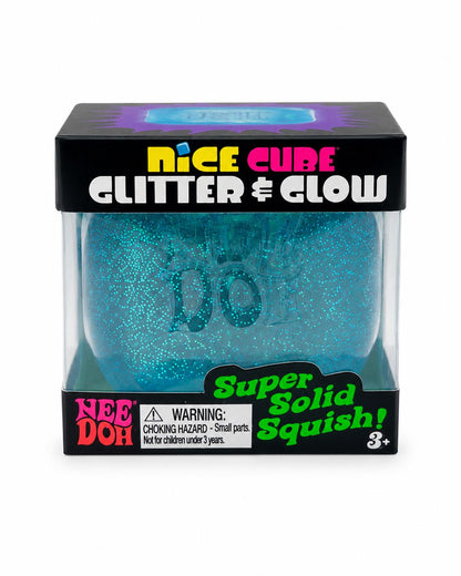 NeeDoh Nice Cube Glitter and Glow