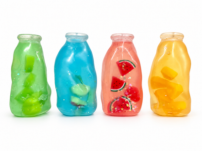 Crystal Squishy Fruit Bottle