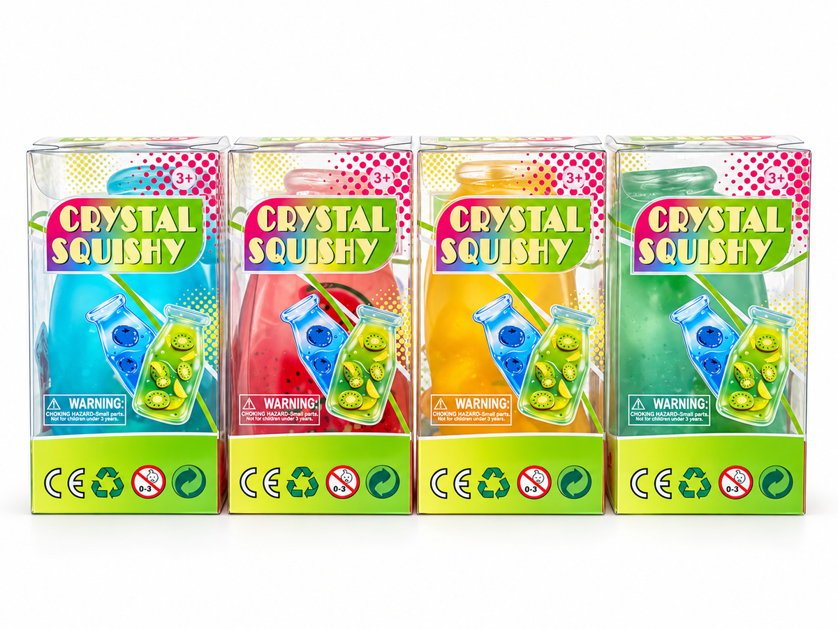 Crystal Squishy Fruit Bottle