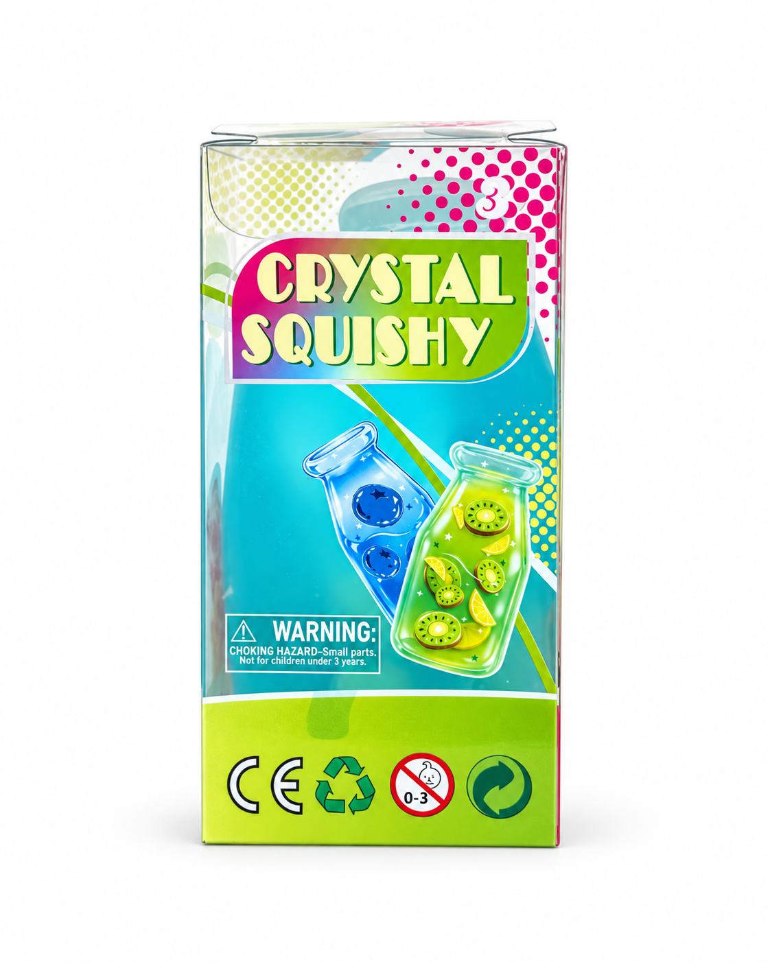 Crystal Squishy Fruit Bottle