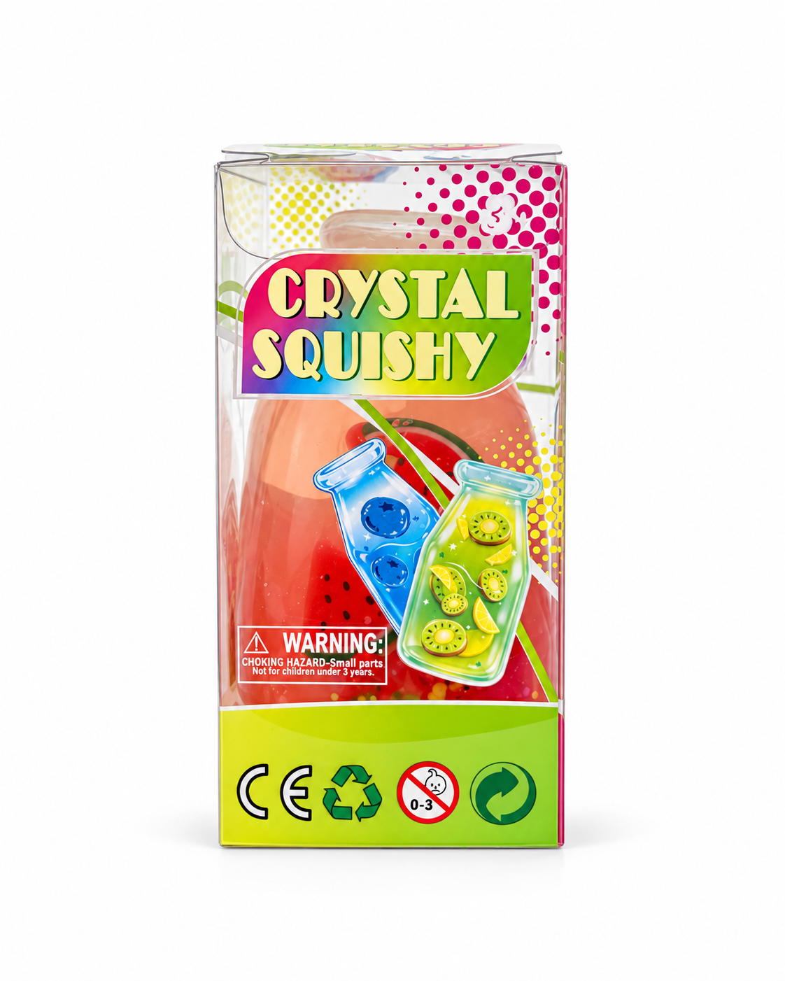 Crystal Squishy Fruit Bottle