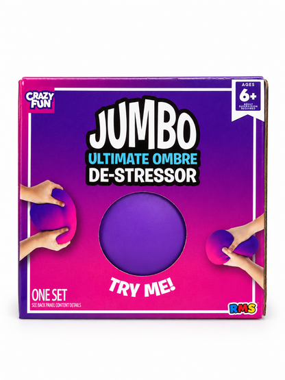 RMS Crazy Fun Jumbo Ultimate Ombre De-Stressor Ball