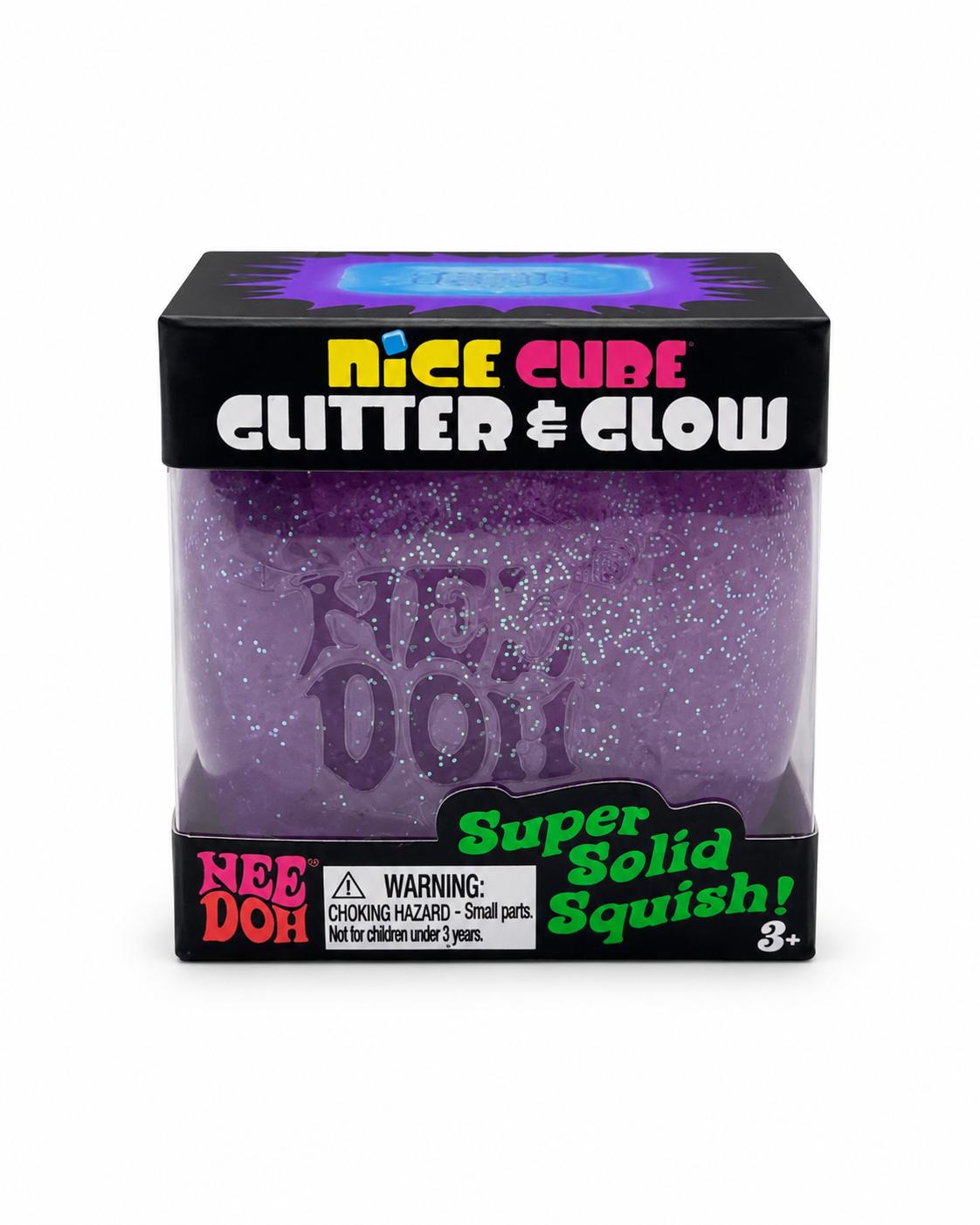 NeeDoh Nice Cube Glitter and Glow