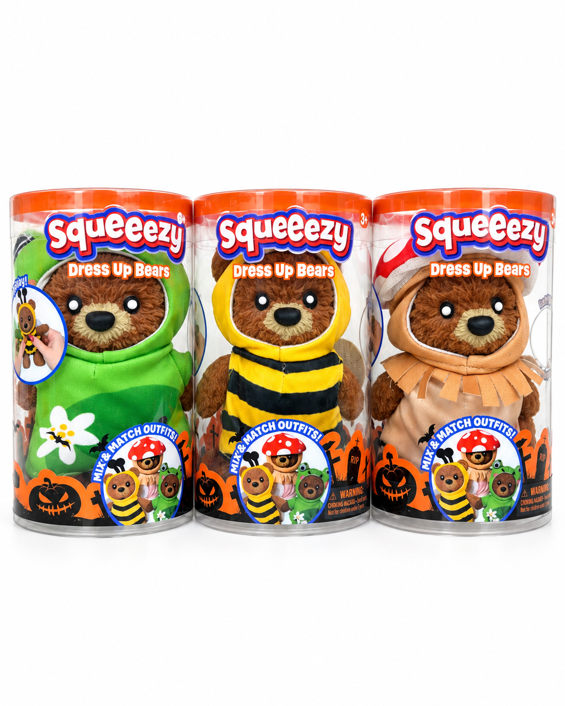 Squeeezy Dress Up Bears